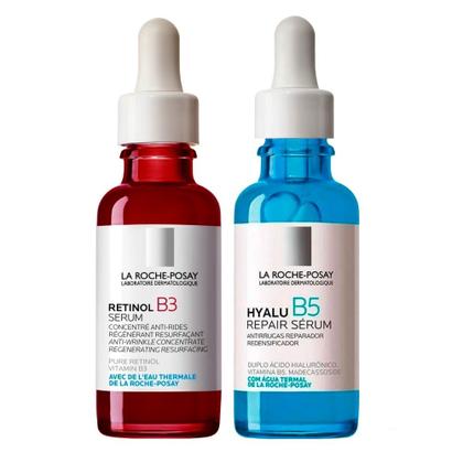 Imagem de Kit Antiidade Retinol B3 30ml + Hyalu B5 Sérum 30ml La Roche-posay