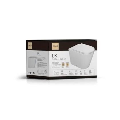 Imagem de Kit Bacia Caixa Acoplada Aspen Branco 3/6 Lts+compl Instalacao+assento Plastico - Deca