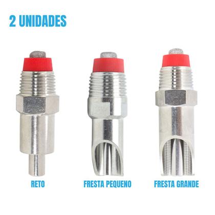 Imagem de Kit Bico Bebedouro Chupeta Automático Porco Suíno Inox Resistente 1UN 2UN 4UN