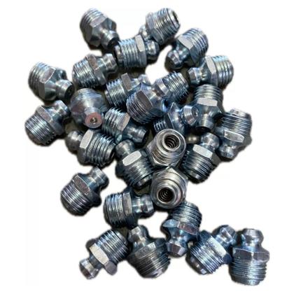 Imagem de Kit Bico Graxeira Engraxadeira Reta 6mm Uso Geral - 10 Uni