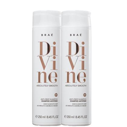 Imagem de Kit BRAE Divine Anti-Frizz - Shampoo 250ml (2 Unidades)