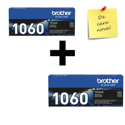 Imagem de Kit Brother toner TN1060 com Original 2 Tn-1060 1060 DCP1617 HL1202 hl1212 1512 1602