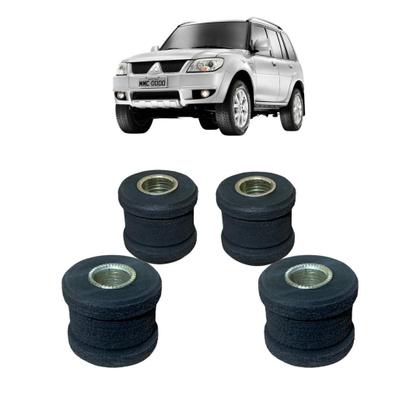 Imagem de Kit buchas Amortecedor Traseiro Sup/Inf Pajero Tr4 2002/14