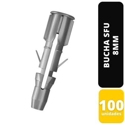 Imagem de KIT C/100 BUCHA SFU Universal Plástica 8X50mm SFOR