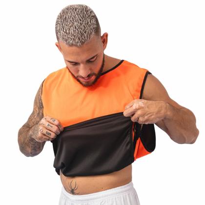 Imagem de Kit C/12 Coletes Futebol Dupla Face Treino Jogo 1 Fit