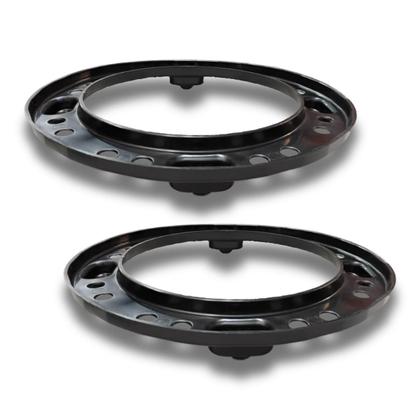 Imagem de Kit c/2 Suportes de Botijão Gás Sem Roda Preto