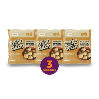 Imagem de Kit c/ 3 Pão de Queijo Vegano de Tempê Sem Lactose 250g