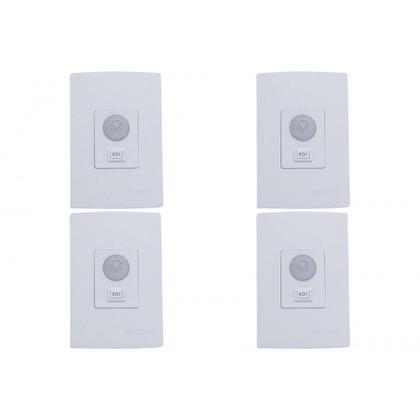 Imagem de Kit C/4 - Sensor Presenca Qualitronix Emb C/Foto Qi6M