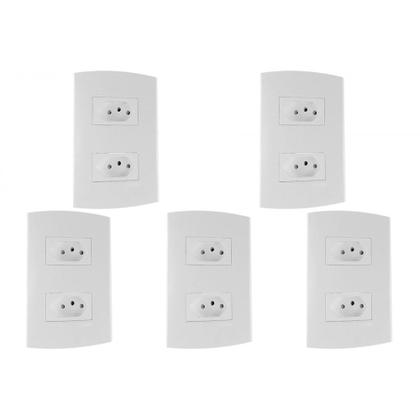 Imagem de Kit C/5 - Conjunto Peesa Alfa 1547 2Tom 20A Branco