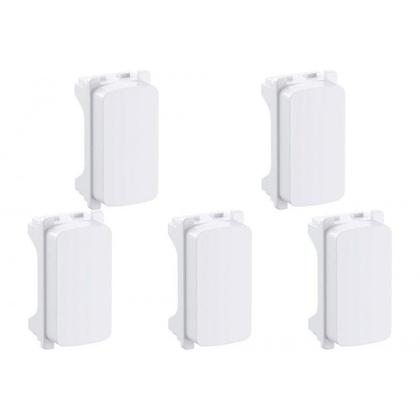 Imagem de Kit C/5 - Modulo Pial Pop Branco 1 Cego Lg000