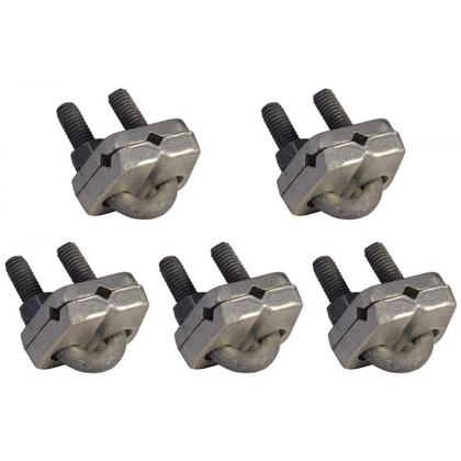 Imagem de Kit C/5 - Para-Raio Conector Cabo/Haste Com Grampo Em ''U''