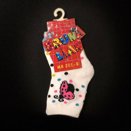 Imagem de Kit c/ 6 Meia Recém Nascido Bebê Menina Bruna Lian