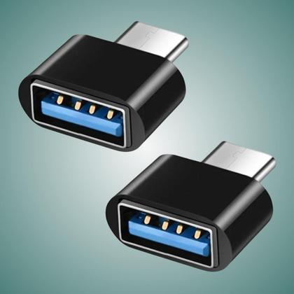 Imagem de Kit Cabo Adaptador USB Tipo C 3.0 2.0 Otg Para Pendrive Celular Tablet - Escolha Seu Kit