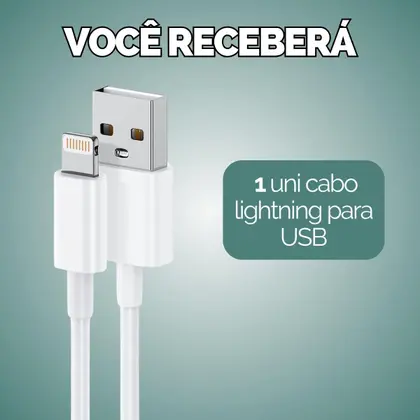 Imagem de Kit Cabo Carregador Turbo 1 Metro Usb Fonte Usb-C - Escolha Seu Kit