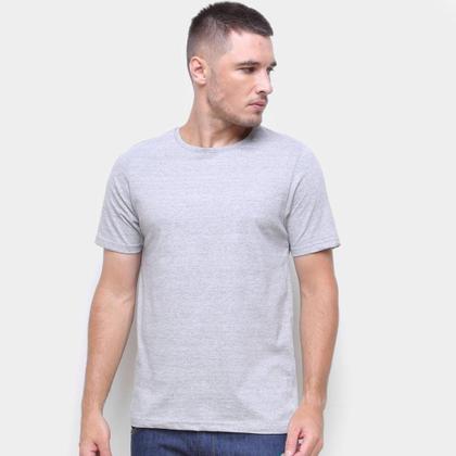 Imagem de Kit Camiseta Básica c/ 5 Peças Masculina - Básicos
