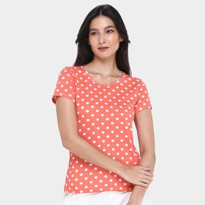 Imagem de Kit Camiseta Básicos Poá c/ 2 Peças Feminina