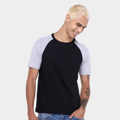 Imagem de Kit Camiseta Básicos Raglan 2 Peças Masculina