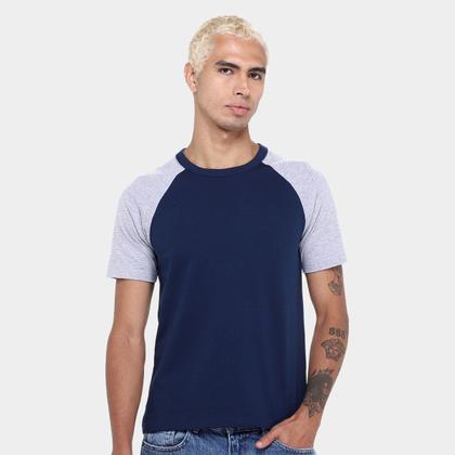 Imagem de Kit Camiseta Básicos Raglan 2 Peças Masculina