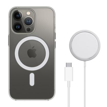 Imagem de Kit Capa Carregador Magsafe Indução P/ Smartphone