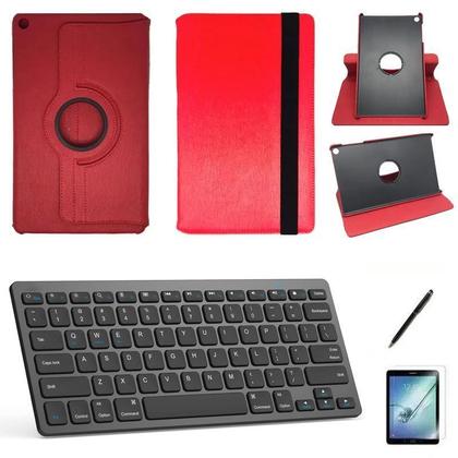 Imagem de Kit Capa/Teclado/Can/Pel Galaxy Tab A T510/T515 10.1 Verm