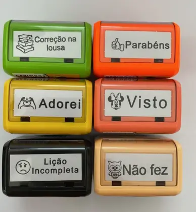 Imagem de Kit carimbos pedagógicos automáticos - Trodat 3911