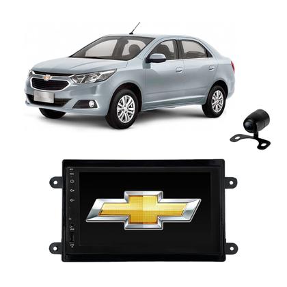 Imagem de Kit Central Multimídia COBALT Mp5 / Mp8 + Moldura + Câmera + TV