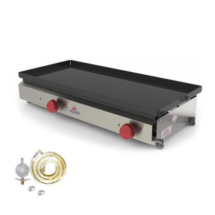 Imagem de Kit - Chapa Bifeteira Lanche Gás Inox 75 Cm Pr-750g + Kit Gás - Progás