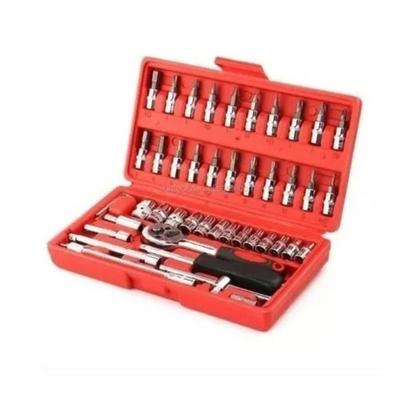 Imagem de Kit Chave Chave Estrela 8x1 + Soquetes Maleta 46 Pçs