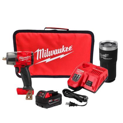 Imagem de Kit Chave De Impacto C 1/2" 18v Fuel 2962P-159 + Copo Térmico 590ml 48-22-8392B Milwaukee Unica