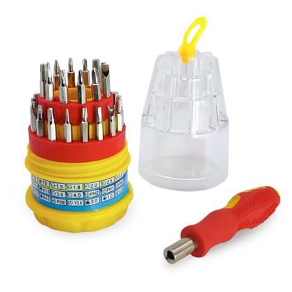 Imagem de Kit Chave de precisão 31Pç Torx Philips Allen Ponta Imantada - SAINT