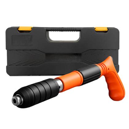 Imagem de Kit Chave Rebitadeira Profissional Rebitador De Pregos Rebites Com Maleta E Acessórios