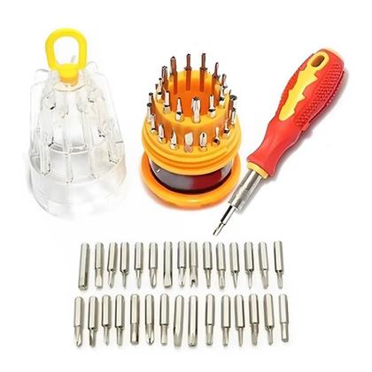 Imagem de Kit Chaves De Precisão Multifuncional Com 31 Peças Conjunto Profissional De Precisão Com Case Exbom