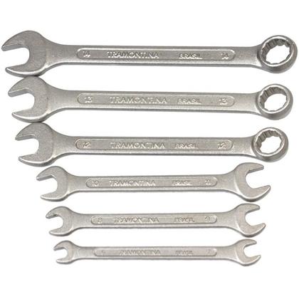 Imagem de Kit Chaves Fixas e Combinadas com 6 Peças Tramontina