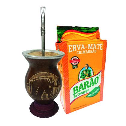 Imagem de Kit Chimarrão Martelada + Erva Barão 500g Escolha o Sabor