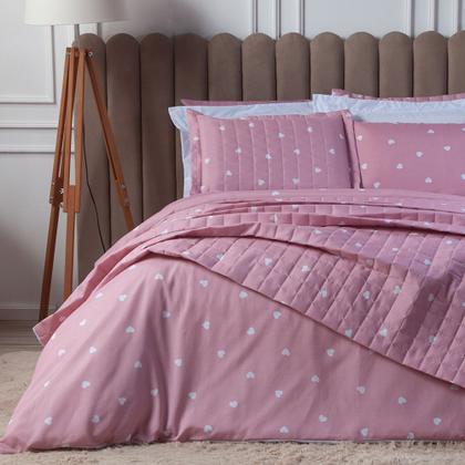 Imagem de Kit Cobre Leito King Essencialle + Jogo De Lençol 6 Peças