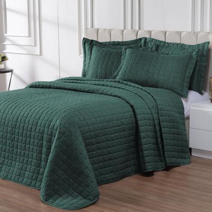 Imagem de Kit Cobre Leito Premium 300 Fios Dupla Face Casal, Queen, King e Solteiro