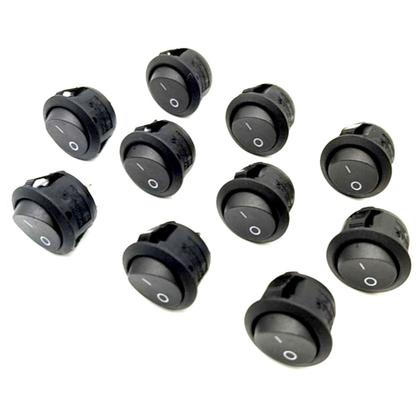 Imagem de Kit com 10 Botão Interruptor Chave Liga Desliga para Aspirador Black&Decker APS1200PET