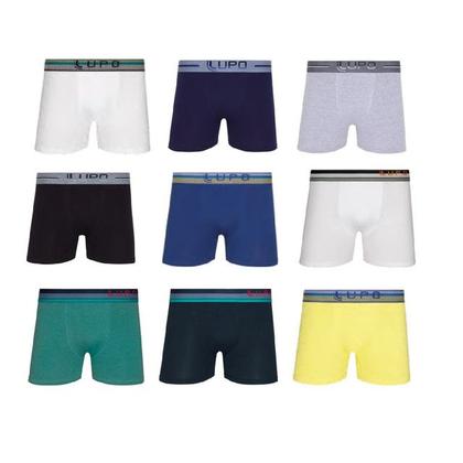 Imagem de Kit Com 10 Cuecas  Boxer Lupo Algodão Cotton Confort 784