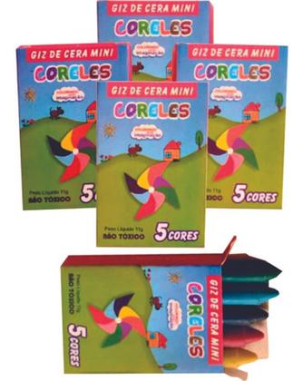 Imagem de Kit com 10 Mini Giz de Cera Coreles