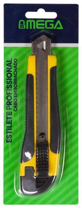 Imagem de Kit com 12x estilete profissional cabo emborrachado - mega