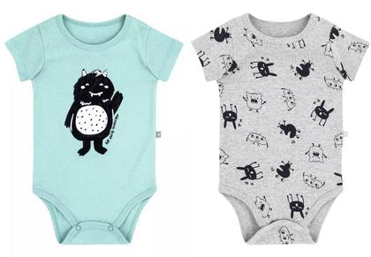 Imagem de Kit com 2 Body Bebê c/ estampa 24 Meses (18 à 24 meses)