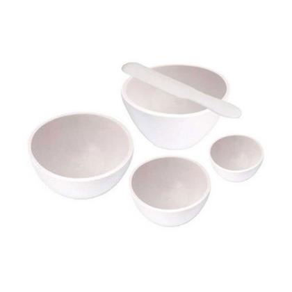 Imagem de Kit com 4 Cubetas Silicone e 1 Espátula Para Estética, Saúde - Argilas, Máscaras, Peelings