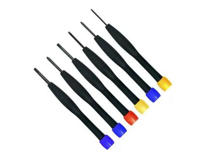 Imagem de Kit Com 6 Peças De Chaves Torx  De Precisão T5 a T10 Celular Notebook Oculos Relogio