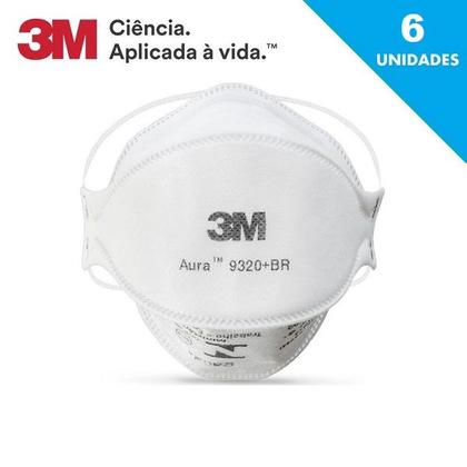 Imagem de Kit com 6 Respirador PFF2 3M Aura 9320
