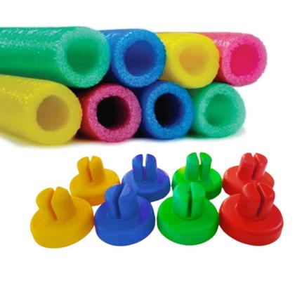 Imagem de Kit Com 8 Isotubos 8 ponteiras P/ Cama Elástica