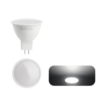 Imagem de Kit com 8 Lâmpadas de LED MR16 GU5.3 12V - Substitui Halógena 40W (110V/220V)