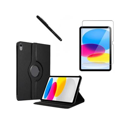 Imagem de Kit Completo Capa Giratória Película Caneta Para iPad 10ª Geração 10.9 2022 A2757 A2777 A2696 iPad 11 A16 2025