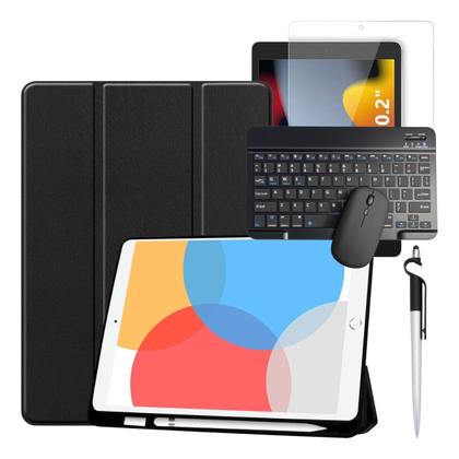Imagem de Kit Completo Capa Para iPad 9 A2602 A2604 A2603 A2605