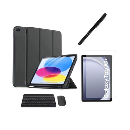 Imagem de Kit Completo Capa Smart Película Mouse Teclado Caneta Para Galaxy Tab A9 Plus X210 X215 X216