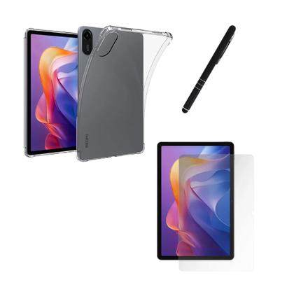 Imagem de Kit Completo Capa transparente Anti impacto Película Caneta Para Xiaomi Redmi Pad 2 11 Polegadas